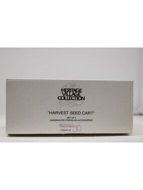 Dept 56 Dickens Village - Harvest Seed Cart, Set of 3